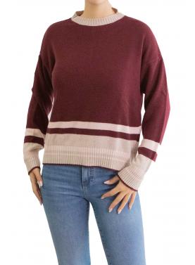 Maglioncino con bordi colorati